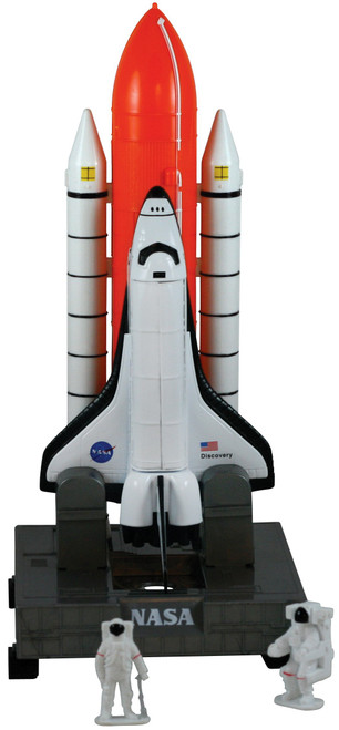 Space Explorer Space Shuttle Launch Center Playset with Educational Rocket Poster