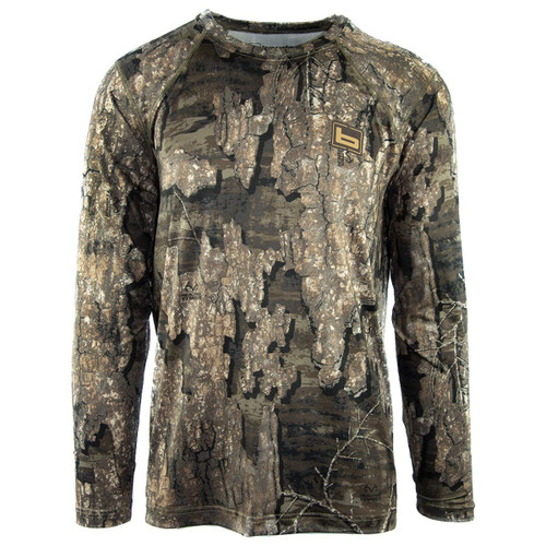 Banded Tech Stalker Mock Shirt Timber Camo Large