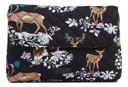 Vera Bradley Brush and Cosmetic Case in Merry Mischief