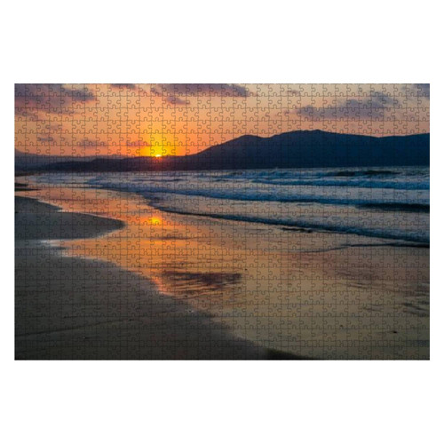 Jigsaw Puzzles 1000 Pieces for Adults Kids - Sunset sea Island Crete Large Puzzles Pieces Fit Together Educational Intellectual Fun Game