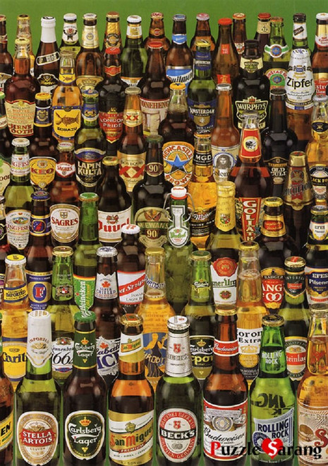 [Puzzlelife] 1000 Piece Jigsaw Puzzles "Beer Collection"