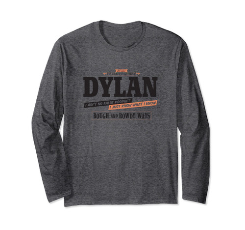 Bob Dylan - Know What I Want Long Sleeve T-Shirt Bob Dylan - Know What I Want Long Sleeve T-Shirt