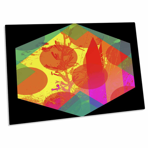 3dRose Dylan Seibold - Photo Abstraction - Polka DOT Cube - Desk Pad Place Mats (dpd-244515-1)