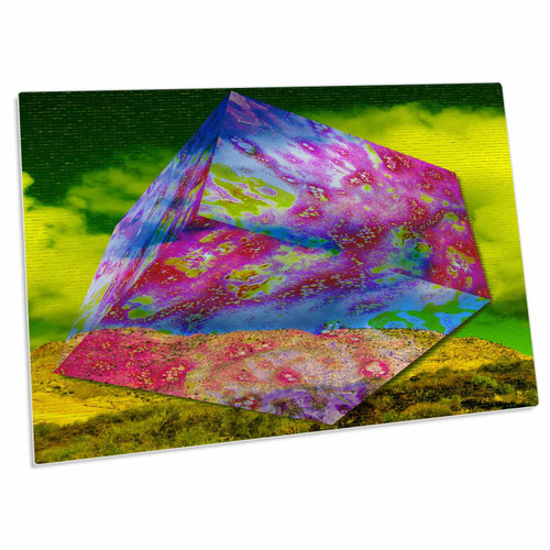 3dRose A Cube in 3D on a Blended Layer with a Mountain Scene... - Desk Pad Place Mats (dpd-266312-1) 3dRose A Cube in 3D on a Blended Layer with a Mountain Scene... - Desk Pad Place Mats (dpd-266312-1)