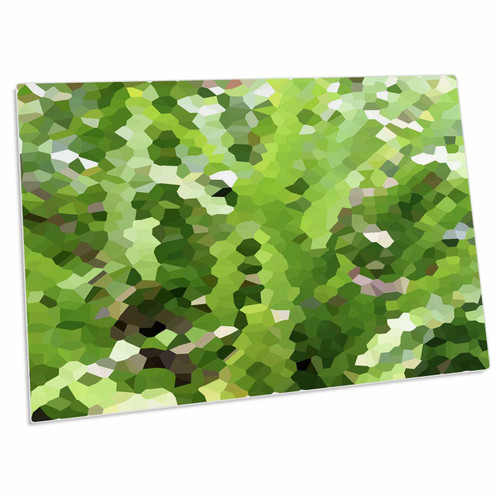 3dRose Image of Pretty Shades of Green Cubes Art - Desk Pad Place Mats (dpd-320242-1)