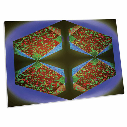 3dRose Berry Reflection Cube - Desk Pad Place Mats (dpd-333062-1)