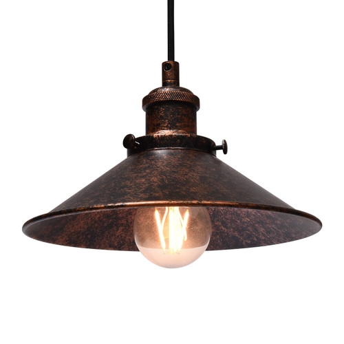 Lingkai Farmhouse Pendant Light Industrial Hanging Light Fixture Vintage Barn Ceiling Lighting for Kitchen Island, Dining Room, Foyer