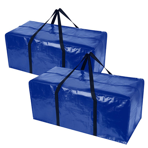 8 Pack blue Extra Large Moving Bags with Zippers & Carrying Handles, Heavy-Duty Storage Tote for Space Saving Moving Storage 8 Pack blue Extra Large Moving Bags with Zippers & Carrying Handles, Heavy-Duty Storage Tote for Space Saving Moving Storage
