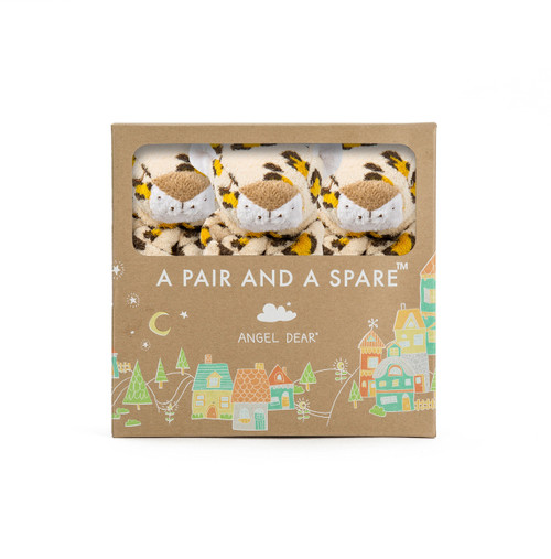 Angel Dear - Leopard Print, Pair and A Spare Blankie Set