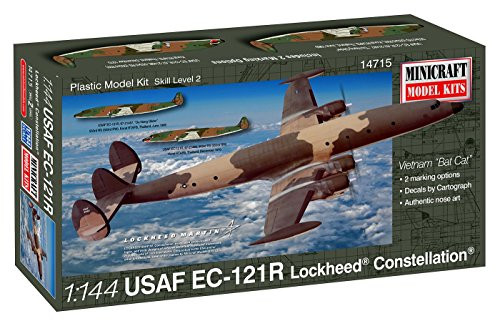 Minicraft C-121R USAF Viet Nam Batcat Model Kit (1/144 Scale)