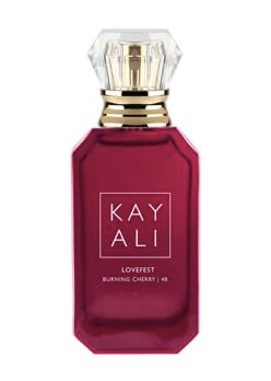 Huda Beauty KAYALI Lovefest Burning Cherry | 48 Eau De Parfum TRAVEL SIZE Spray (10 ml / 0.34 fl oz)