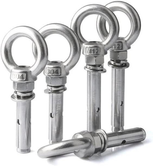 Expansion Screw Bolts Screws for Brick, Anchor Bolt Hooks,Sleeve Anchor Concrete Expansion Eye Bolt 304 Stainless Steel Installation Artifact Hook Long Universal Ring Expansion Screws(Dimensions:M16x1