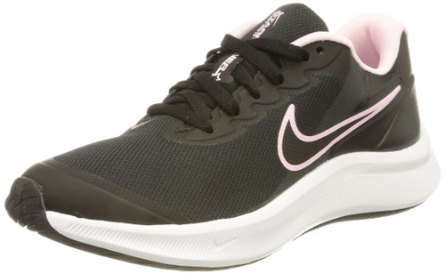 Nike Unisex-Child Star Runner 3 (TDV) Sneaker (6, Black/Pink, Numeric_6)