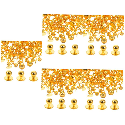 EXCEART 500 Pcs Buttons Chef Suit Buttons Suits Buttons Movable Jacket Buttons Sewing Stud Buttons Bags Buttons Suit Buttons for Men Practical Sewing Buttons Round Plastic Man