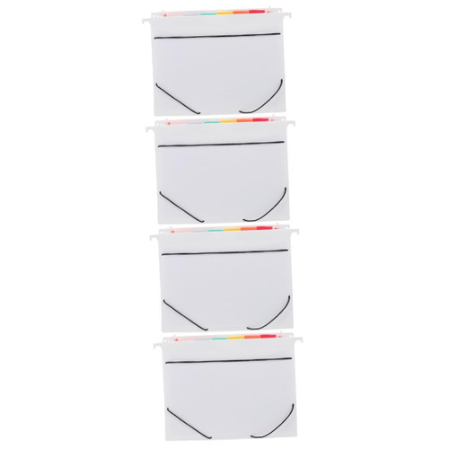 MAGICLULU 4pcs Multi-Level Folder Accordion File Folder Portable File Folder Plastic Folders Expandable File Folders Expandable Folder Folders with Pockets Receipts Folder Coupon Container
