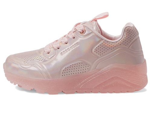 Skechers Kids Street Uno Ice - Prism Luxe Sneaker, Light Pink, 4 Big Kid