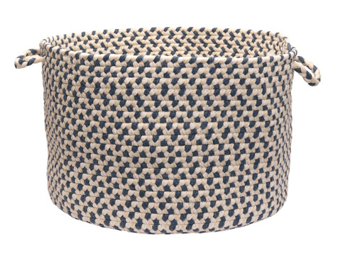 Colonial Mills Elmwood Utility Basket, 14 by 10-Inch, Denim