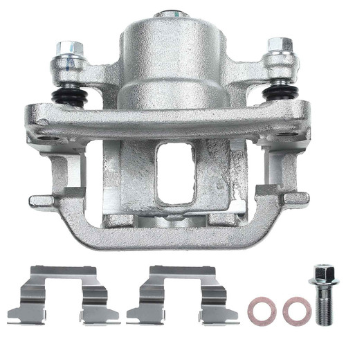 A-Premium Disc Brake Caliper Assembly with Bracket Compatible with Select Infiniti and Nissan Models - G35 2006-2008, G37 2009-2010, M35, M45, 350Z 2006-2009, 370Z 2009 - Rear Right Passenger Side