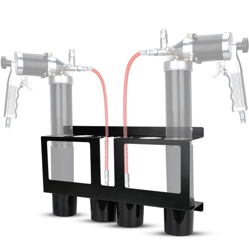 TOPOWN Grease Gun Holders Compatible with 2 Grease Guns, Grease Gun Rack Tractor, Grease Gun Garage Organizer Wall Mount, Grease Gun Storage Rack, Grease Gun Storage, Grease Gun Holder Wall Mount