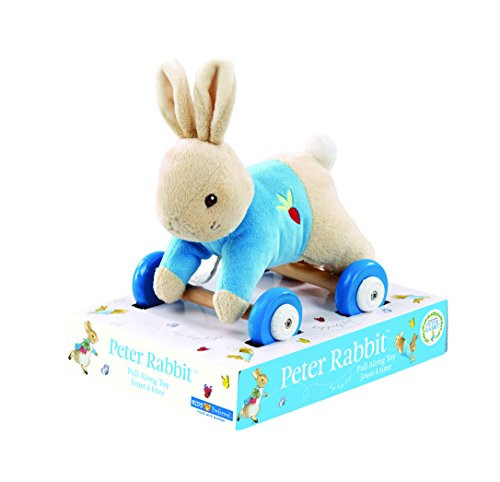 Kids Preferred Beatrix Potter Peter Rabbit Pull-Along Plush Toy, 7" Kids Preferred Beatrix Potter Peter Rabbit Pull-Along Plush Toy, 7"