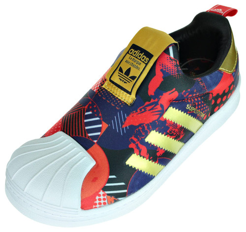 adidas Originals Little Kids Superstar 360 Chinese New Year Sneakers, Collegiate Purple/White US 11K