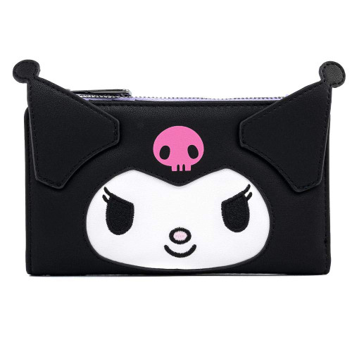 Loungefly Sanrio Hello Kitty Kuromi Cosplay Flap Wallet Loungefly Sanrio Hello Kitty Kuromi Cosplay Flap Wallet