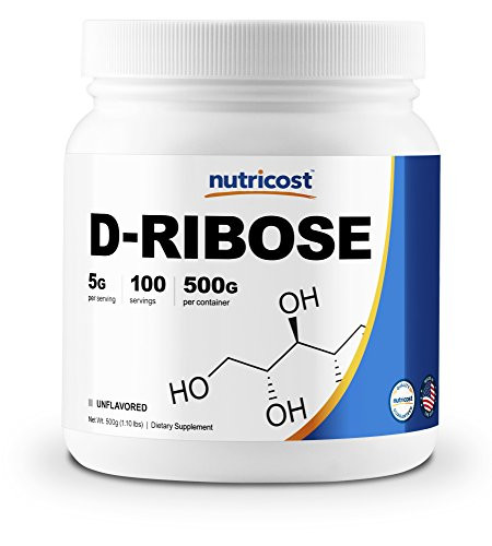 Nutricost D-Ribose - Pure D-Ribose - 500G; 100 Servings; 5000mg Per Serving - Highest Quality D-Ribose
