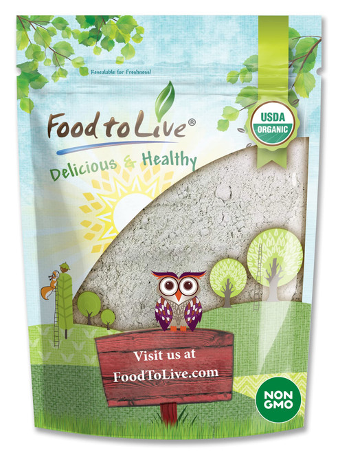 Food to Live Organic Pumpkin Seeds Protein Powder, 2 Pounds - 60% Protein, Non-GMO, Non-Irradiated, Pure Flour, Kosher, Vegan Superfood, Bulk, for Baking, Drinks and Smoothies Food to Live Organic Pumpkin Seeds Protein Powder, 2 Pounds - 60% Protein, Non-GMO, Non-Irradiated, Pure Flour, Kosher, Vegan Superfood, Bulk, for Baking, Drinks and Smoothies