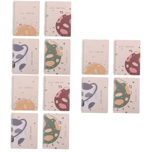 MAGICLULU 12 Pcs Notebook Journal Diary Notepad Office Notepad Planner Diary Journal Business Notepad Christmas Gifts Students Personalised Diary Notepad A5 Pocket School Supplies Paper