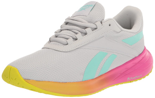 Reebok Women's Energen Plus Running Shoe, Pure Grey/Hint Mint/Atomic Pink, 9