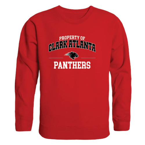 W Republic Clark Atlanta University Panthers Property Crewneck Pullover Sweatshirt Sweater - Red, Small