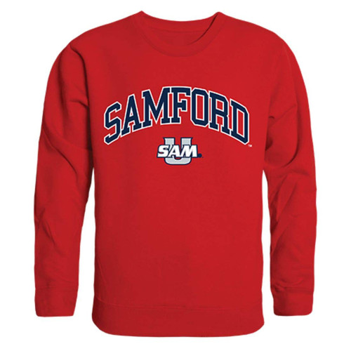 Samford University Campus Crewneck Pullover Sweatshirt Sweater Red Large