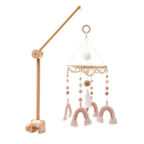 Crib Mobile Arm Nursery Mobile arm Baby Mobile Hanger, Mobile Holder for Crib Desk Baby Mobile Hanger with Baby Crib Mobile Hanging Nursery Decoration