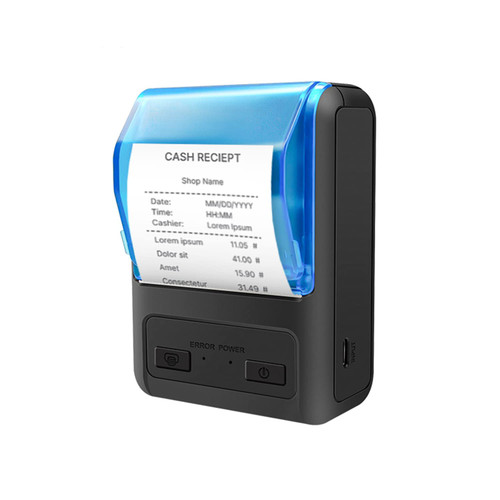 Meihengtong Bluetooth Receipt Printer Thermal Portable Wireless POS Printer for Small Business 58mm Mini Mobile Ticket Printer for Android & Windows
