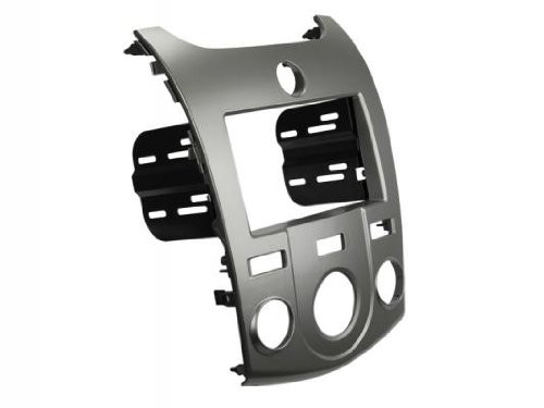 SCOSCHE KA2410SB 2010-13 Kia Forte (Silver) Double DIN or DIN w/pocket Install Dash Kit