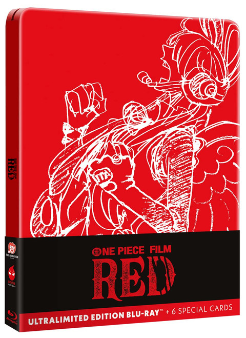 One Piece Film: Red (Steelbook Blu-ray + 6 cards)