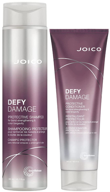 Joico Defy Damage Protective Shampoo & Conditioner Set | Preserve Hair Color | For Bond Strengthening & Color Longevity
