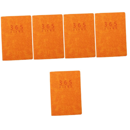 Ciieeo 5pcs 2024 Agenda Book Agenda Planner Book Planning Notebook Appointment Book Appointment Organizers English Planner Notepad To Do Note Pad 2024 Planner Portable Paper Daily Student