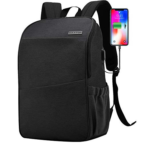 Business Laptop Backpack for Men Women Anti Theft Slim Travel School College Bookbag Water Resistant Computer Backpack with USB Charging Port Fits 15.6 Inch Laptop Business Laptop Backpack for Men Women Anti Theft Slim Travel School College Bookbag Water Resistant Computer Backpack with USB Charging Port Fits 15.6 Inch Laptop