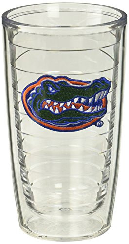 Tervis 1020357 Florida University Emblem Tumbler, Set of 2, 16 oz, Clear