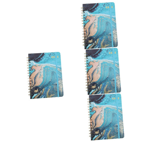 MAGICLULU 4 Pcs 2022 2022 Plan Book 2022 Monthly Planner Notebook Spiral Appointment Notebook 2022 Weekly Planner School Notebook Pocket Calender Mini Note Pad College Schedule Paper Dating