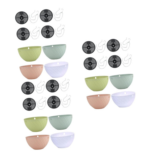 GANAZONO 12 Pcs Flowerpot Indoor Plant Wall Railing Planters Hanging Plants Pot Hanging Flower Planters Flower Pot Plants Pots Indoor Hanging Plant Pot Decorate Water Culture Plastic GANAZONO 12 Pcs Flowerpot Indoor Plant Wall Railing Planters Hanging Plants Pot Hanging Flower Planters Flower Pot Plants Pots Indoor Hanging Plant Pot Decorate Water Culture Plastic