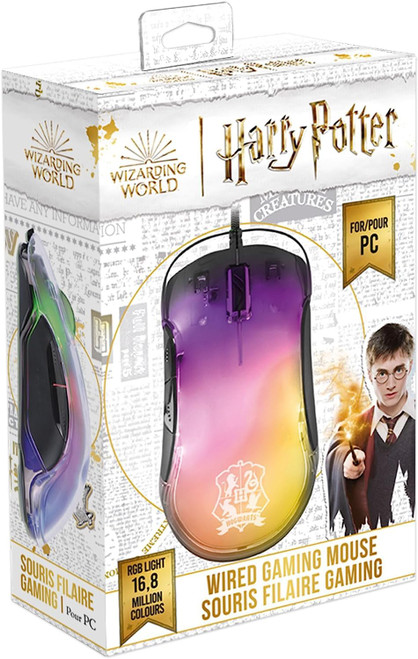 Freaks and Geeks Harry Potter Wired Gaming Mouse USB 2.0 LED Backlit Multi-Coloured