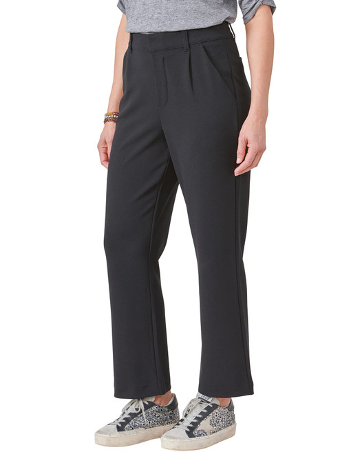 Democracy Women's Ab Solution Skyrise Trouser, Black, 2