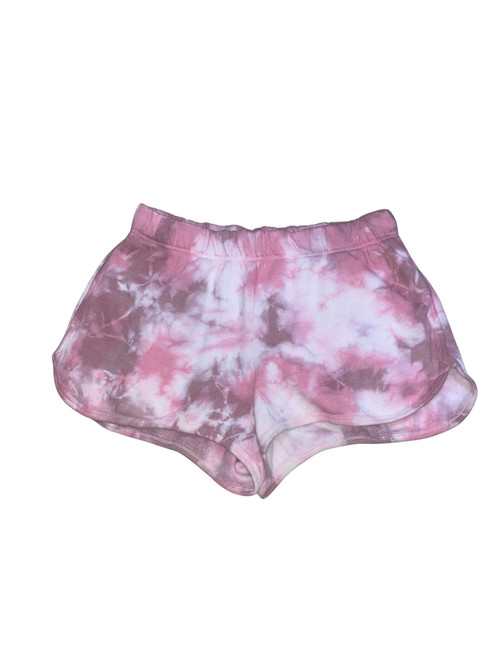 Victoria's Secret Pink Varsity Shorts Multi Color Tie Dye Size X-Large New