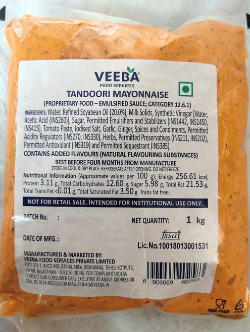 Veeba Tandoori Mayyonaise 1kg