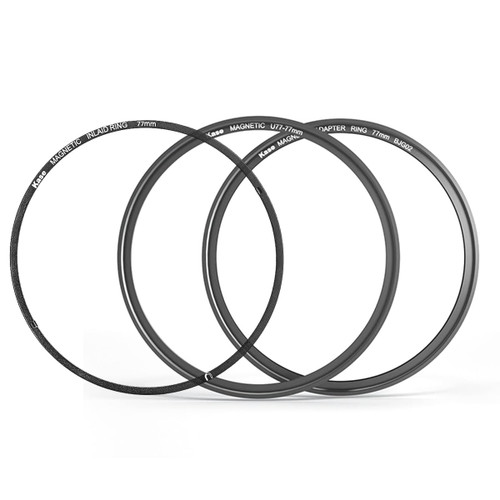 Kase 72mm Magnetic Lens Filter Adapter Ring Kit Pro - Convert 82mm Screw in Thread Filter to Magnetic Filter