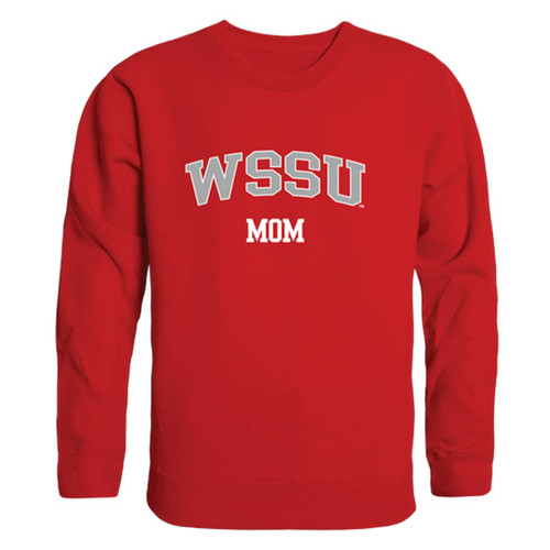 W Republic Winston-Salem State Rams Mom Crewneck Pullover Sweatshirt Sweater - Red, X-Large