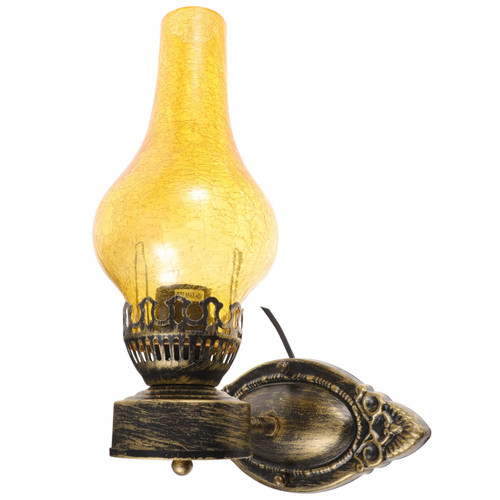 DOITOOL Wall Lamp Industrial Wall Sconce Farmhouse Lamp Wall Lights Industrial Wall Light Vintage Wall Sconce Bedside Wall Vintage Kerosene Lamps Rural Clean It Glass Living Room Lights