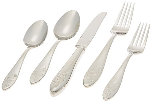 Lenox Butterfly Meadow 5-Piece Stainless Steel Place Setting, Service for 1
